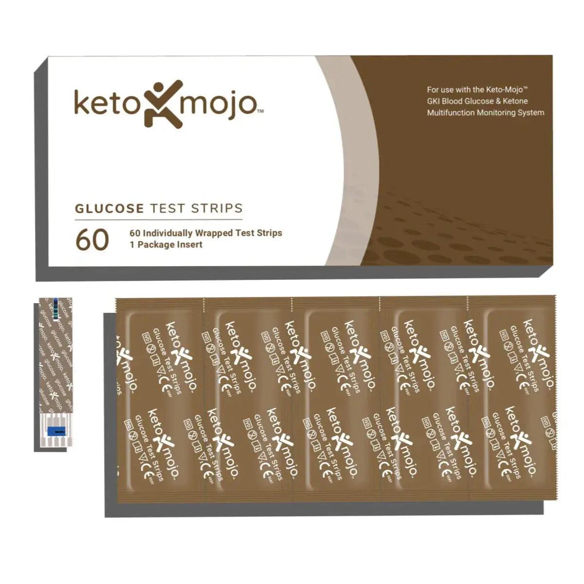 Keto-Mojo GKI Glucose Test Strips Keto-Mojo x60 02400005 Vital20