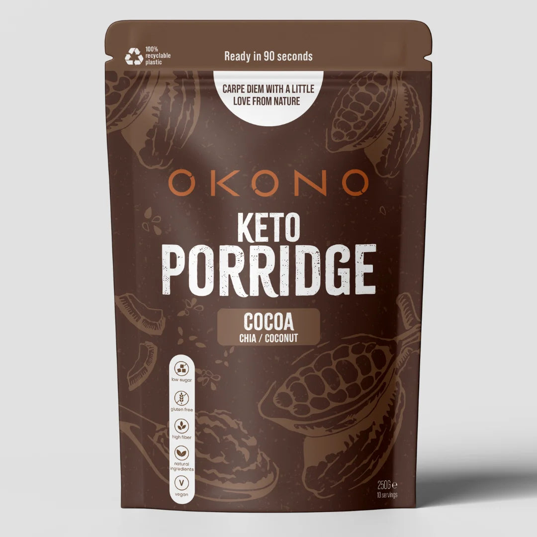 Keto Porridge Cocoa OKONO 250g x10 OKONO 03000043