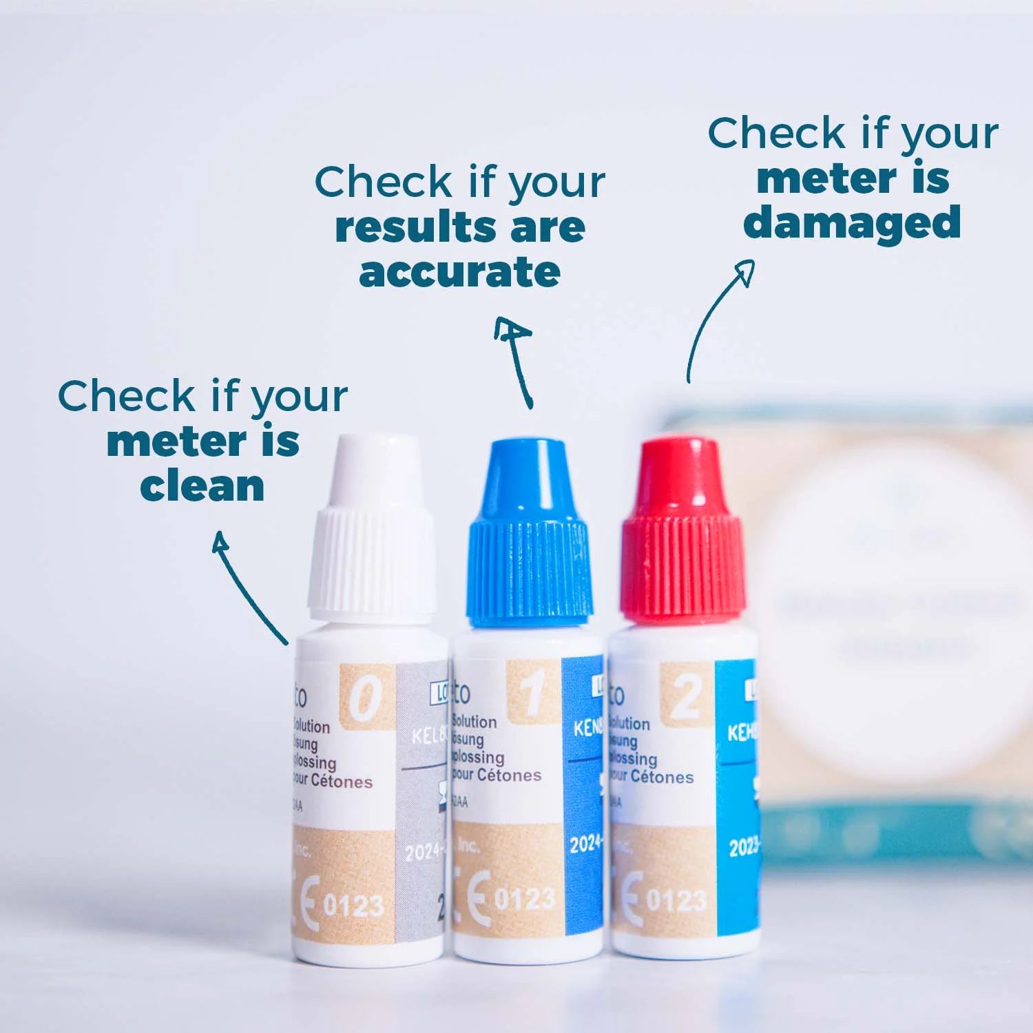 Go-Keto Ketone Control Solution (3 bottles) – product overview