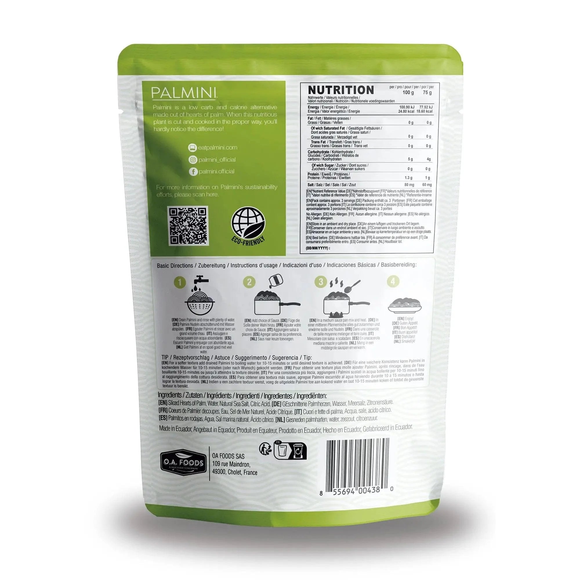 Low Carb Linguine Palmini 338g palmini  04300001