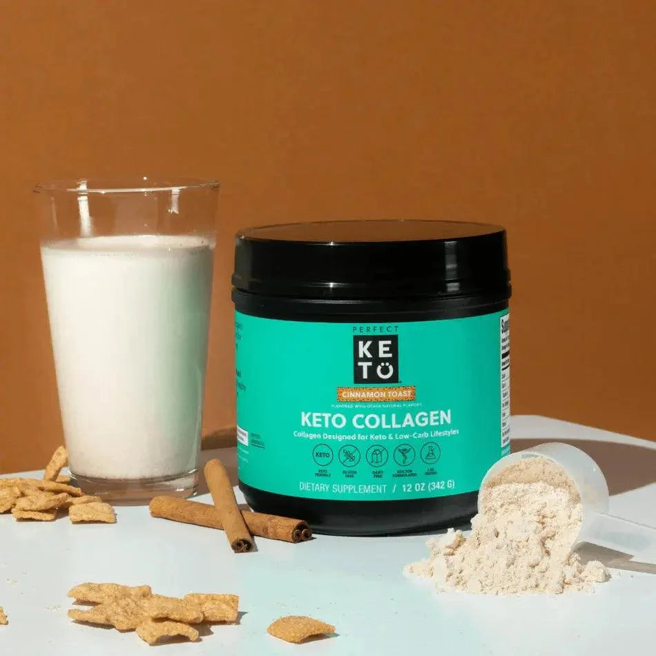 MCT Collagen Powder Cinnamon Toast Perfect Keto 342g perfect keto  P-PKKCCT-75