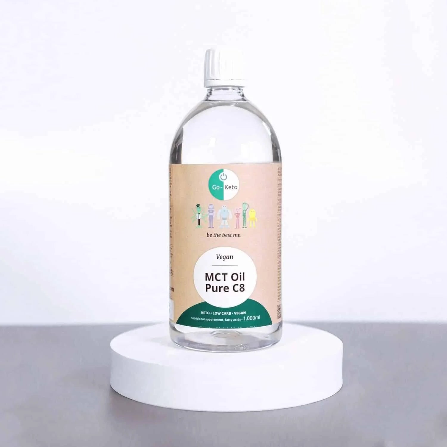 MCT Oil Coconut Pure C8 Go-Keto 1000ml – product overview