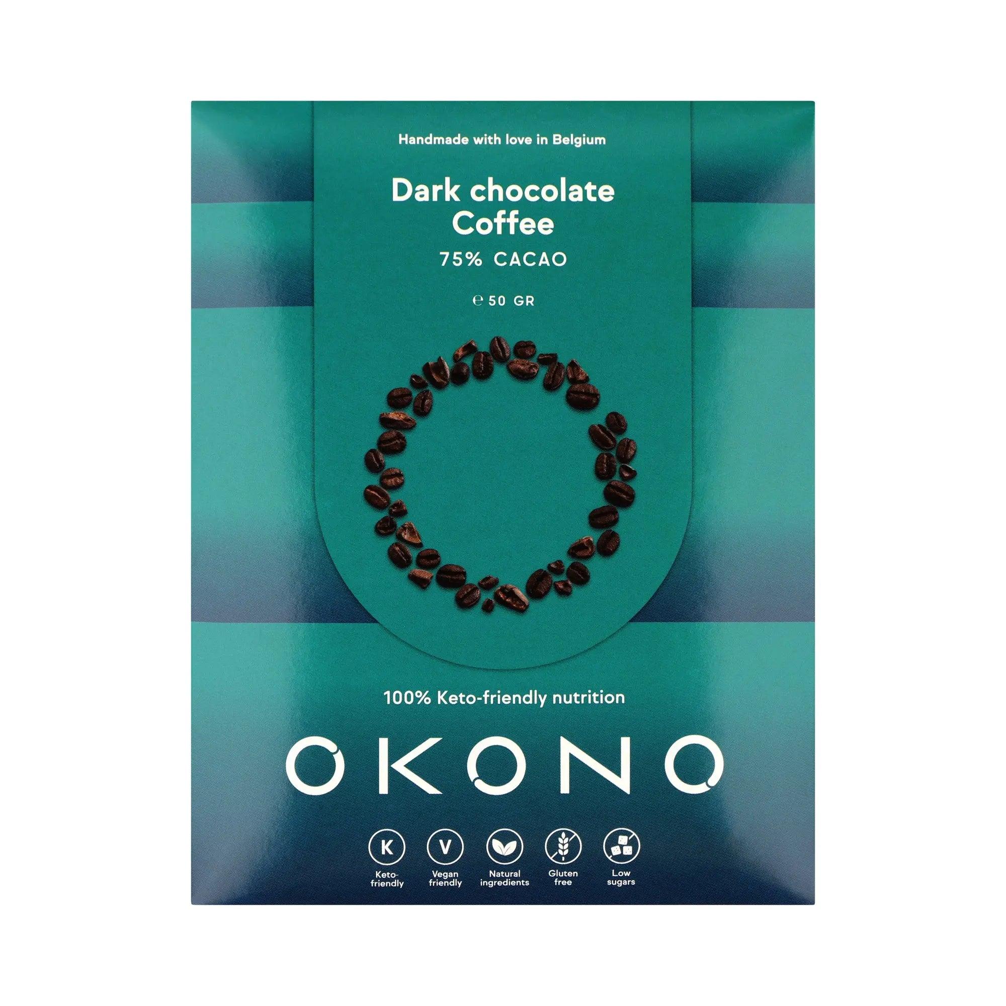 OKONO Vegan Dark Chocolate Coffee OKONO 50g 03000003 Vital20