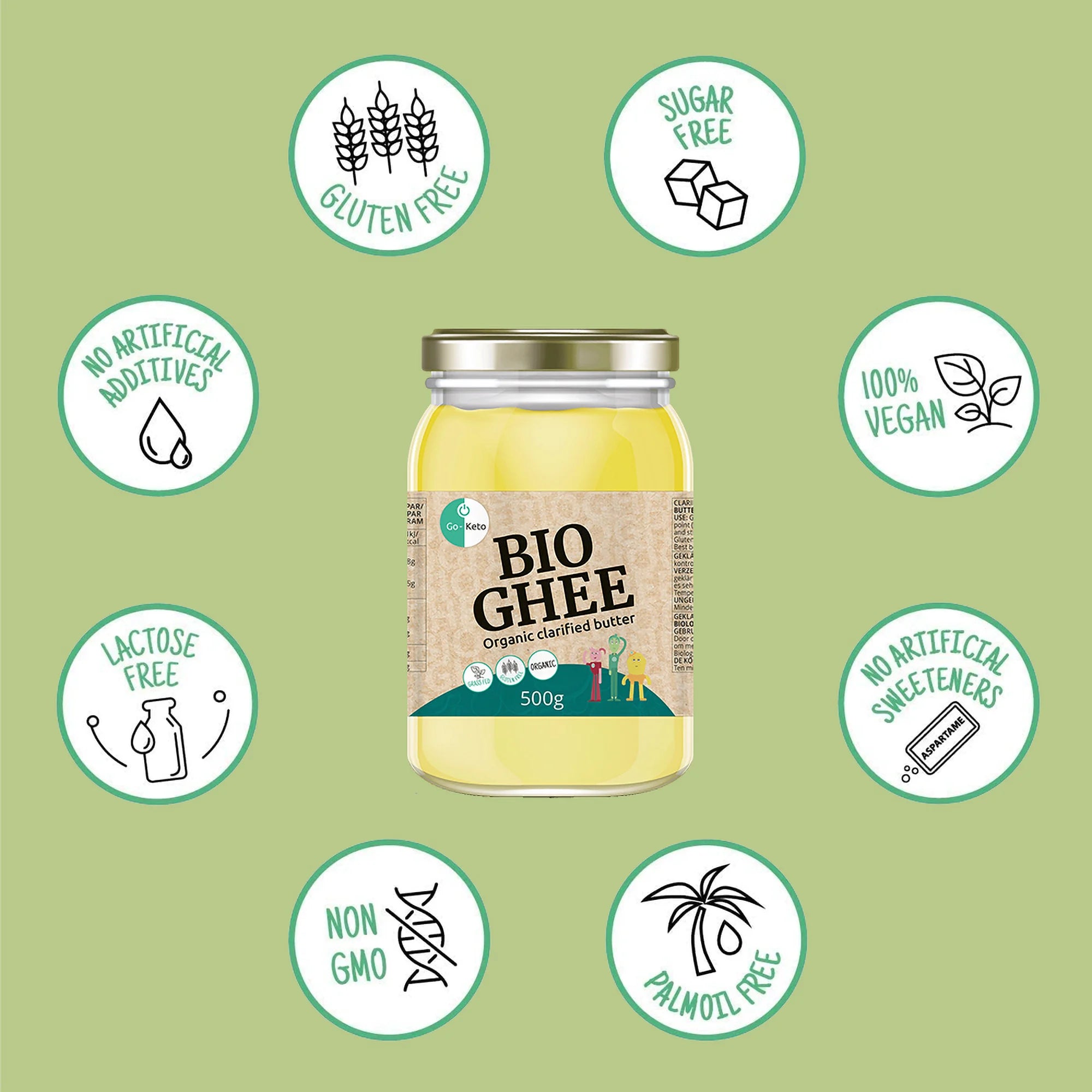 Organic Bio Ghee 1,250g – product overview