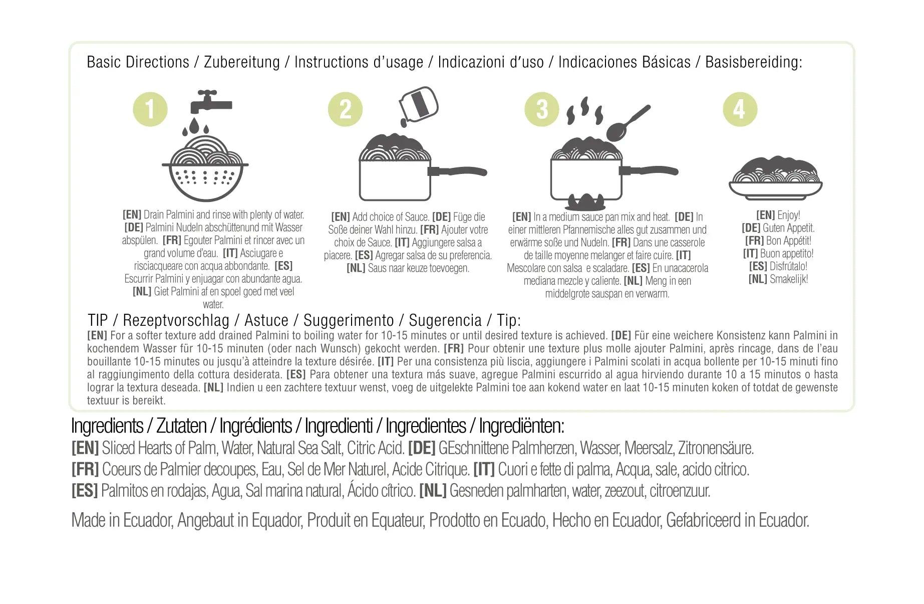 Palmini Low Carb Angel Hair Palmini 338g 04300002 Vital20