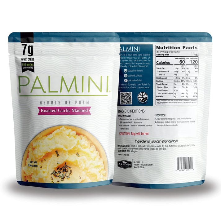 Palmini Low Carb Mashed Roasted Garlic Palmini 226g 04300009 Vital20