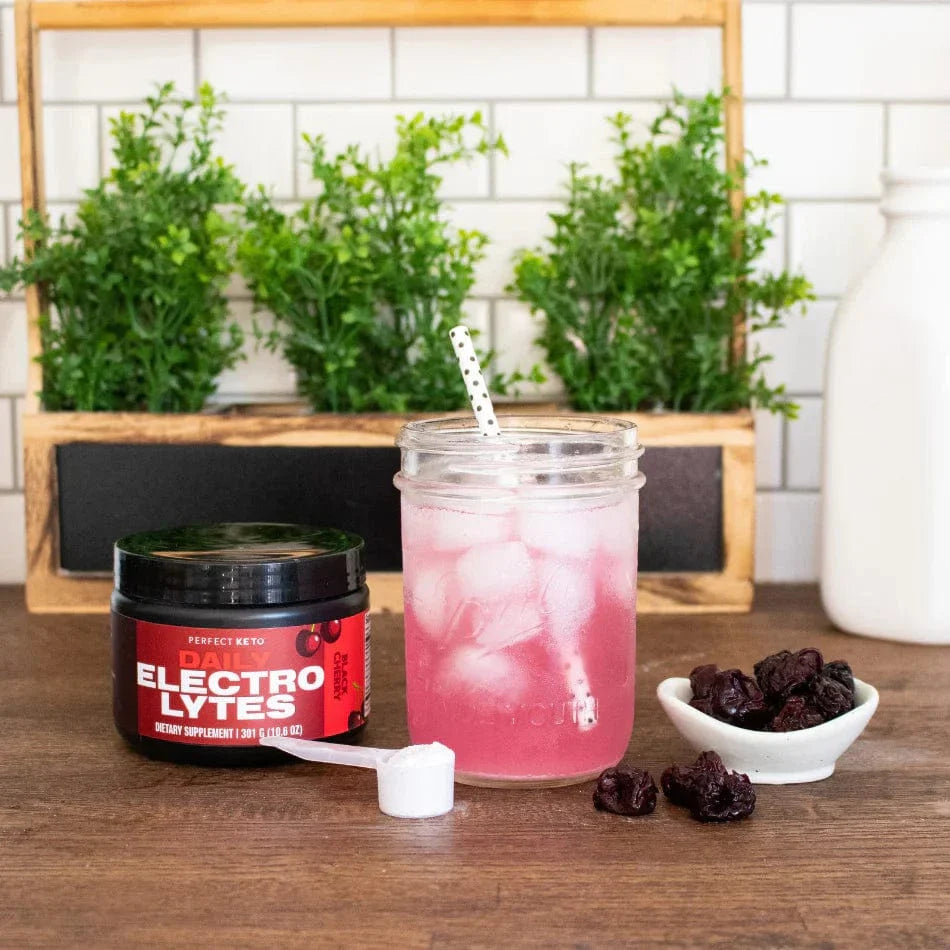 perfect keto Daily Electrolyte Powder Black Cherry Perfect Keto 301g P-PKEL-BC01 Vital20