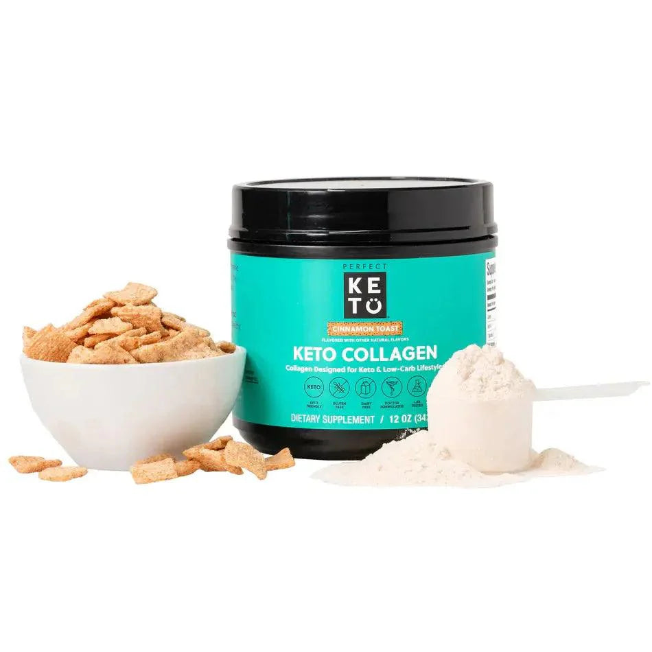 Perfect Keto MCT Collagen Powder Cinnamon Toast Perfect Keto 342g P-PKKCCT-75 Vital20