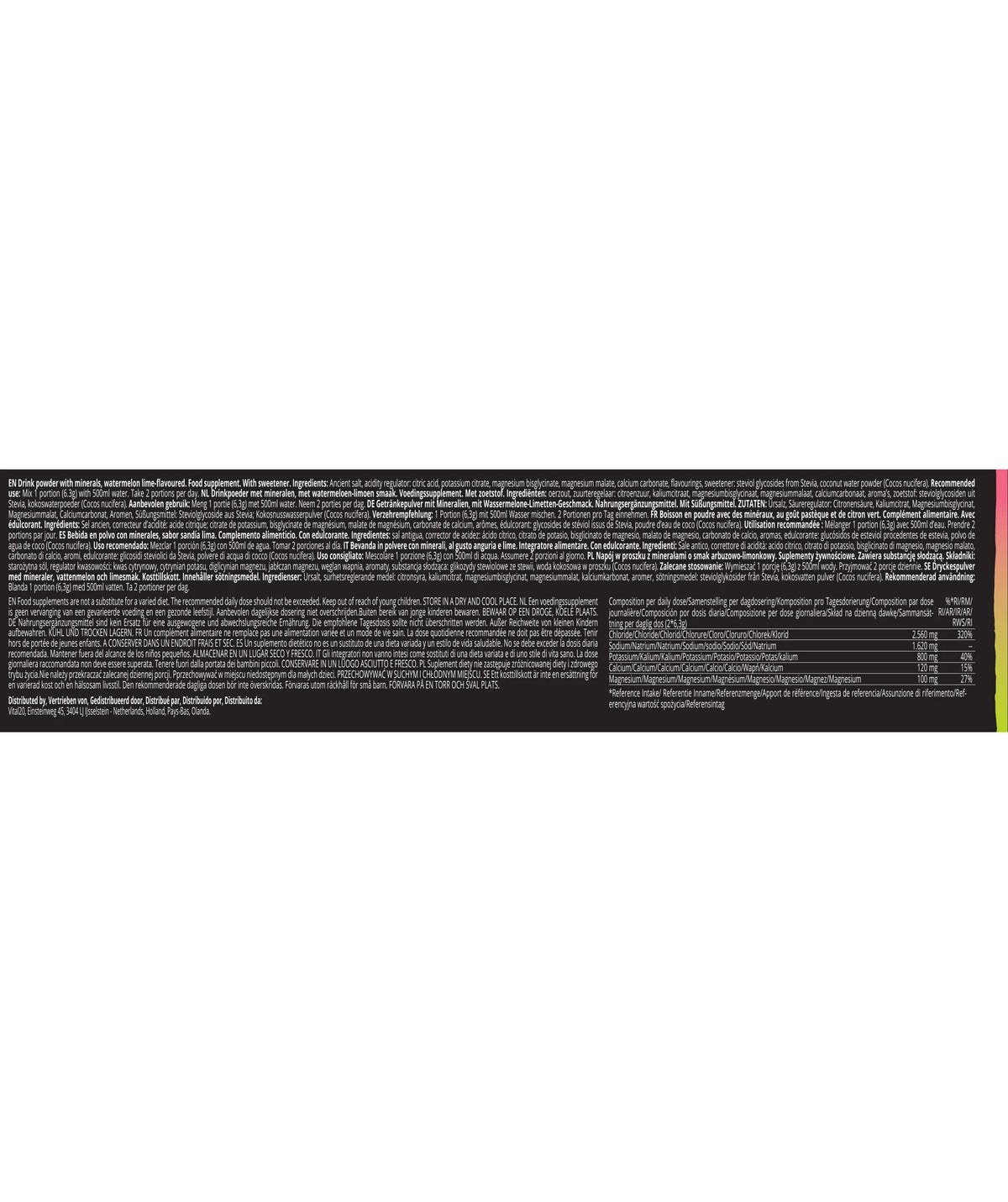 Re-Lyte Electrolyte Hydration Drink Mix Watermelon Lime – 380g Re-Lyte P-03400057