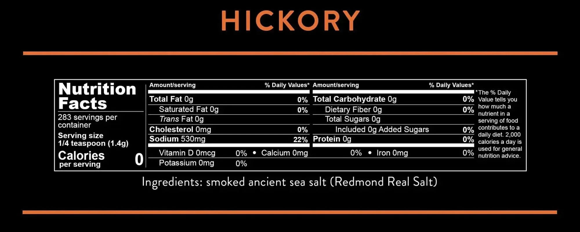 Real Salt Smoked Hickory Pouch 397g real salt  03400033